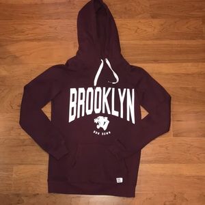 Maroon boyfriend hoodie